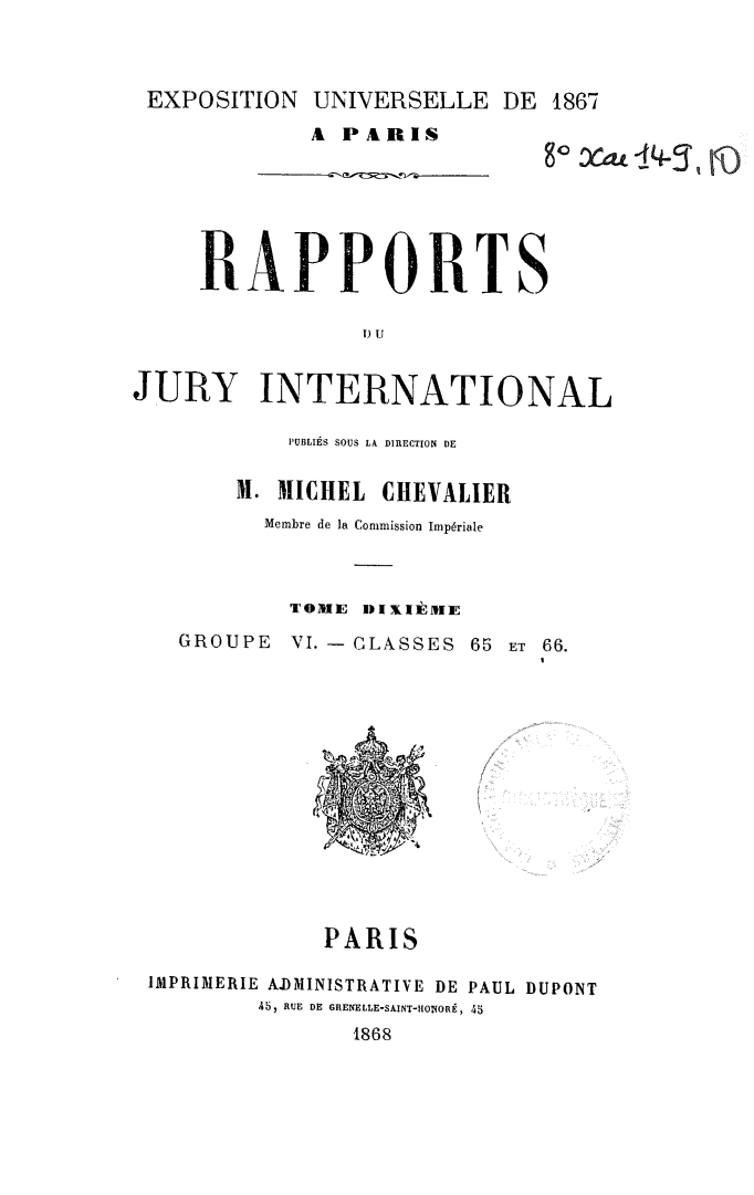 Page de titre du 8XAE149.10