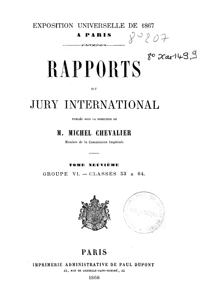 Page de titre du 8XAE149.9