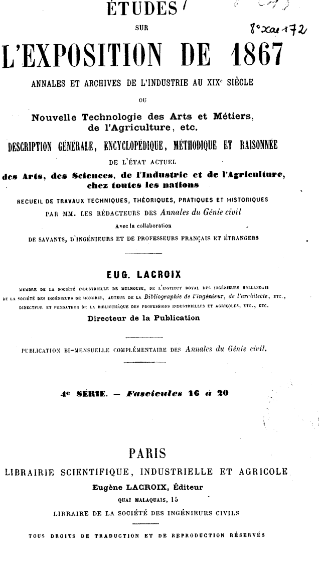 Page de titre du 8XAE172.4