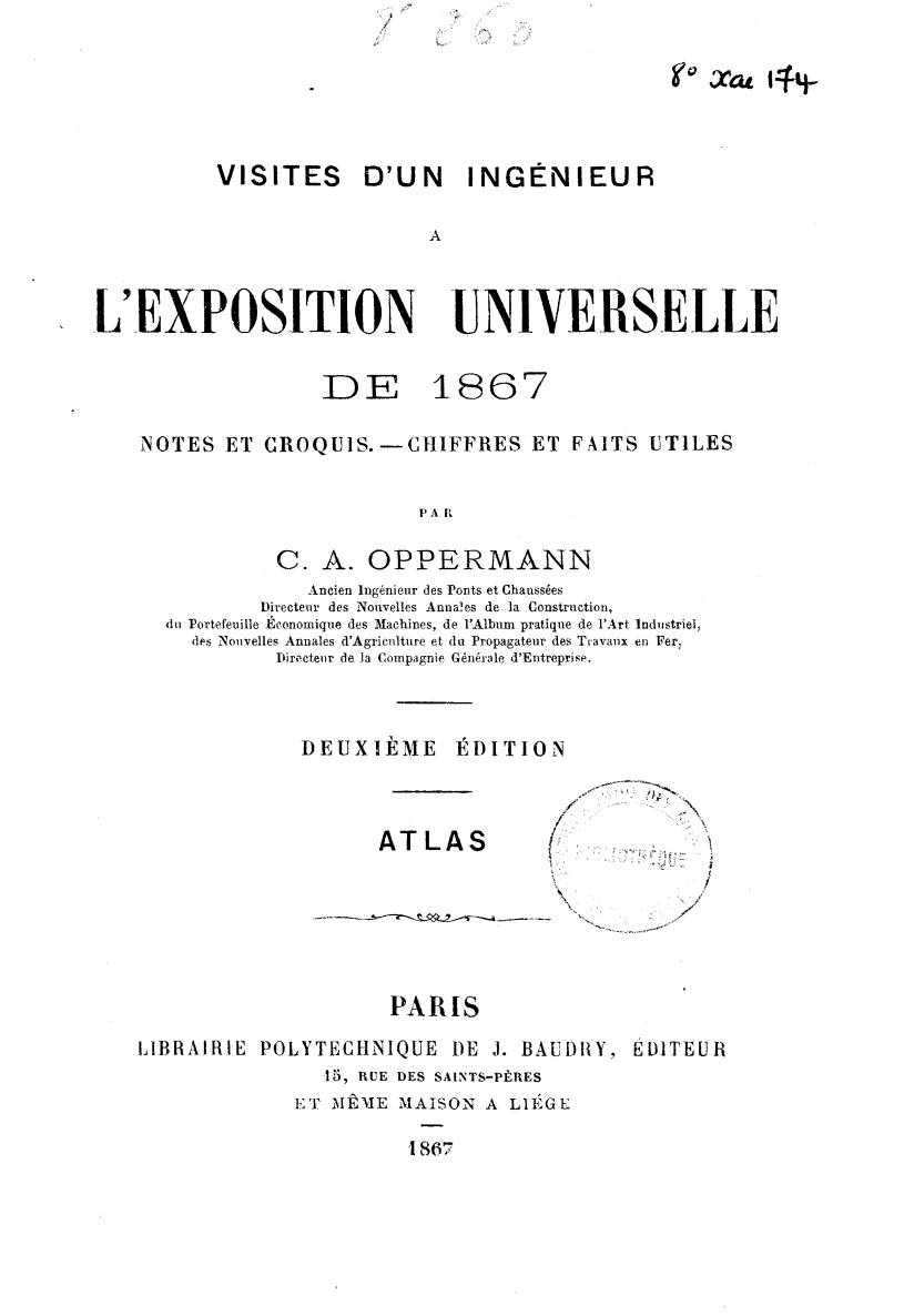 Page de titre du 8XAE174.2