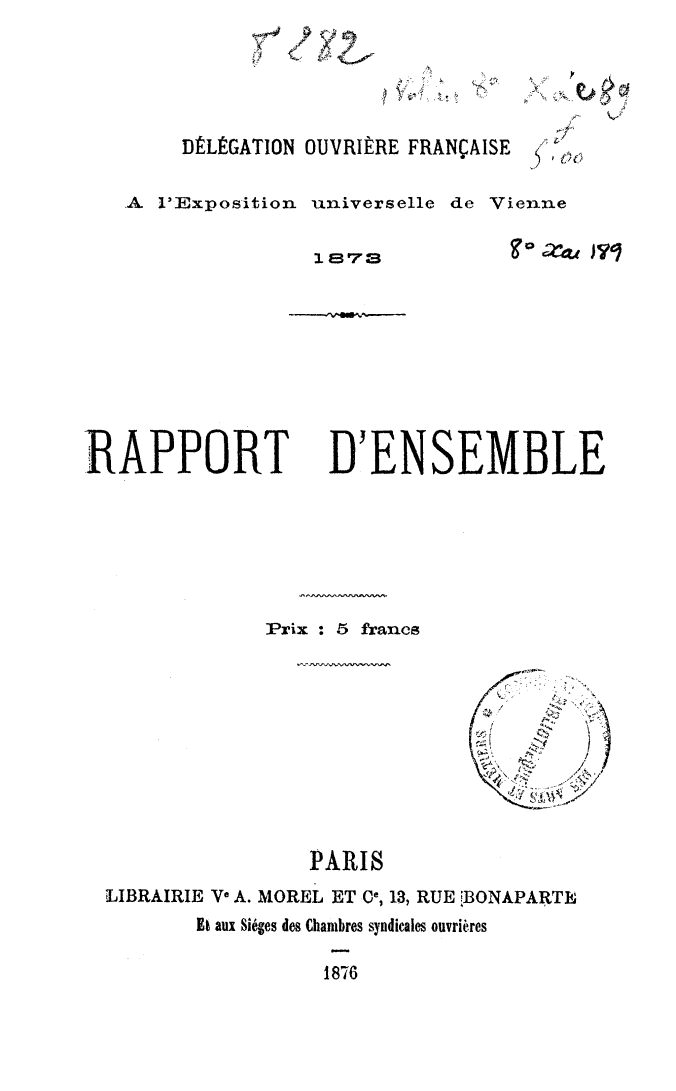 Page de titre du 8XAE189