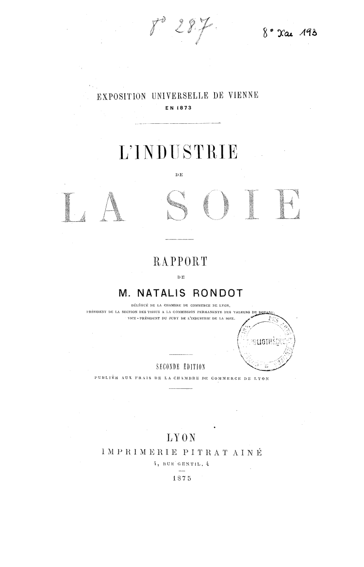 Page de titre du 8XAE193