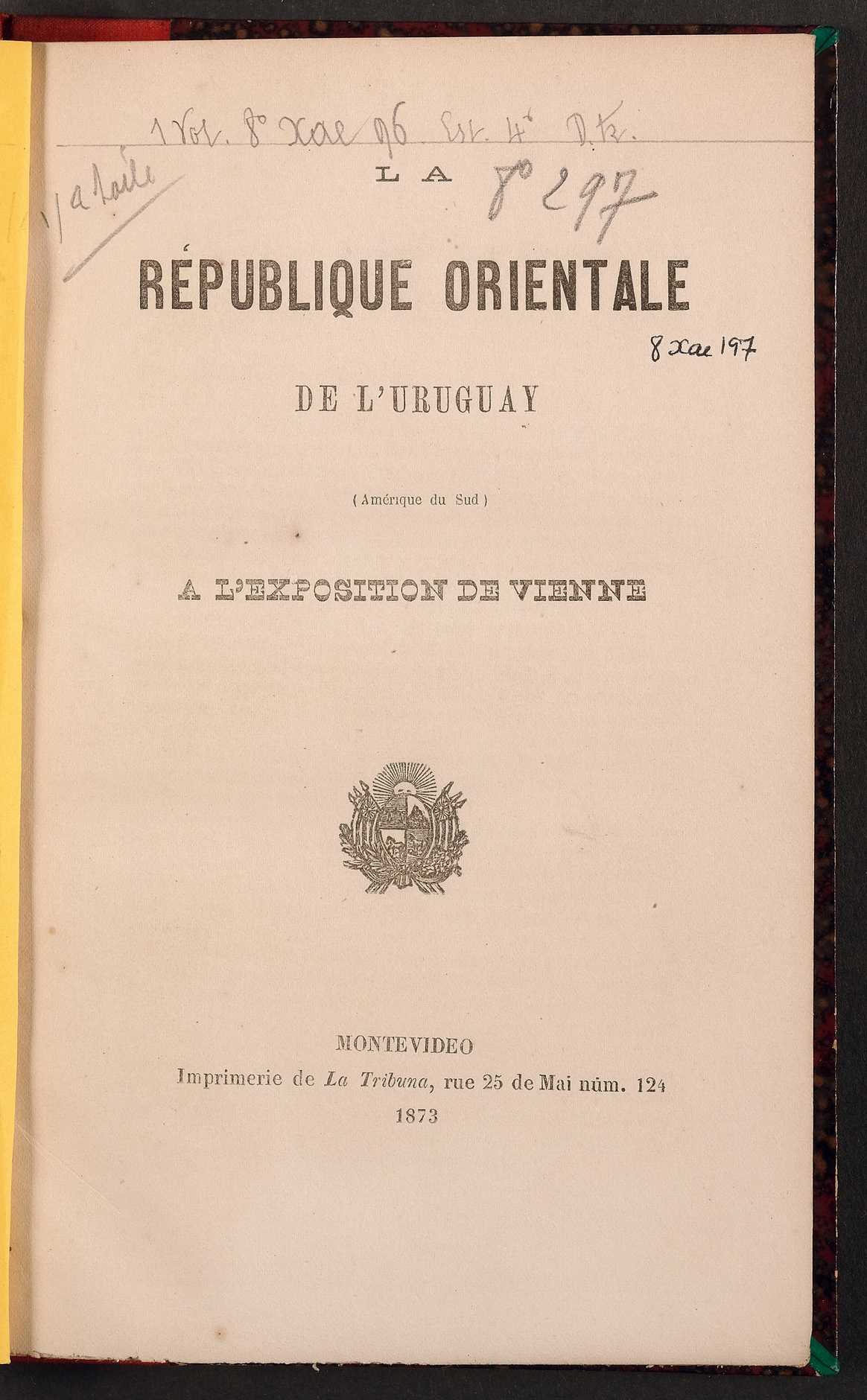 Page de titre du 8XAE197