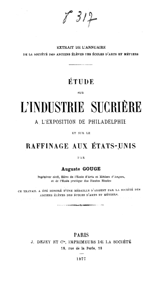 Page de titre du 8XAE216