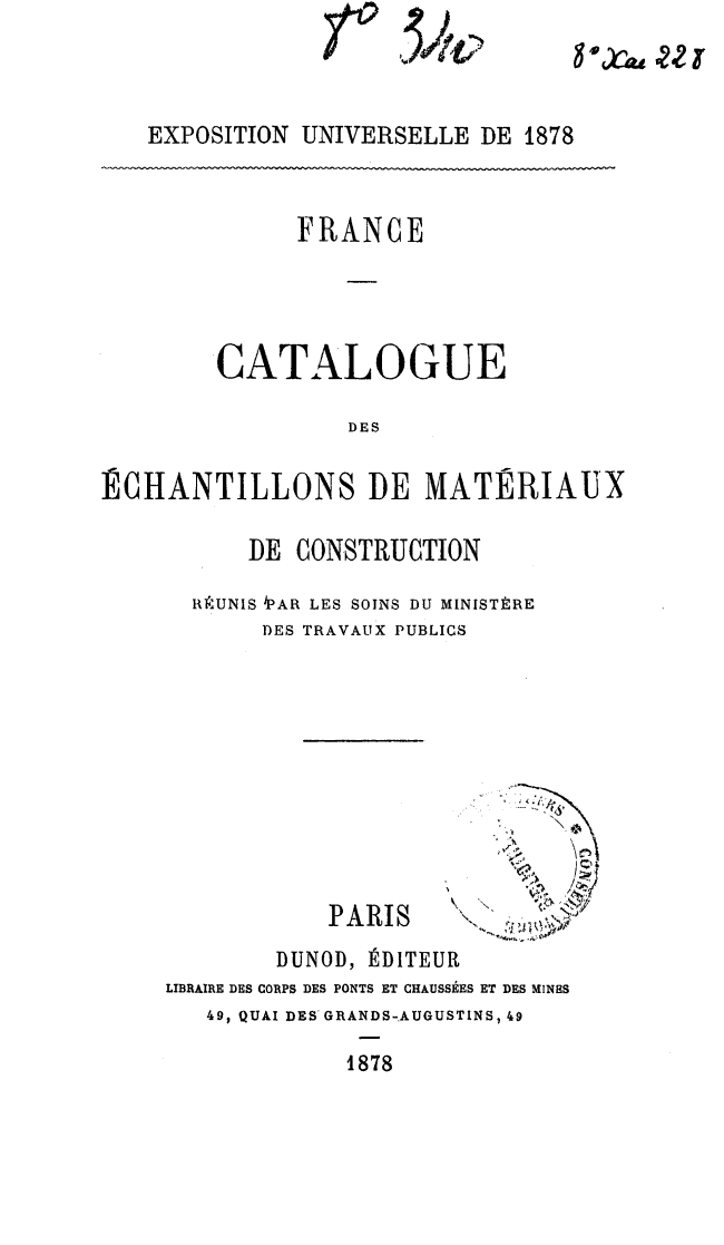 Page de titre du 8XAE228