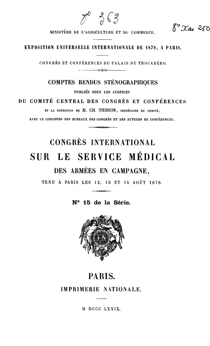 Page de titre du 8XAE250