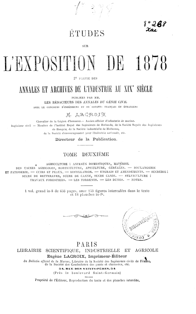 Page de titre du 8XAE268.2