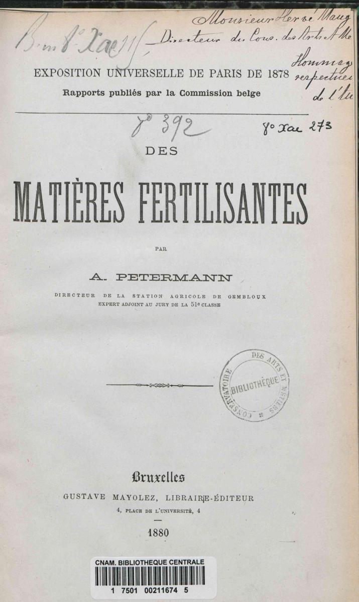 Page de titre du 8XAE273