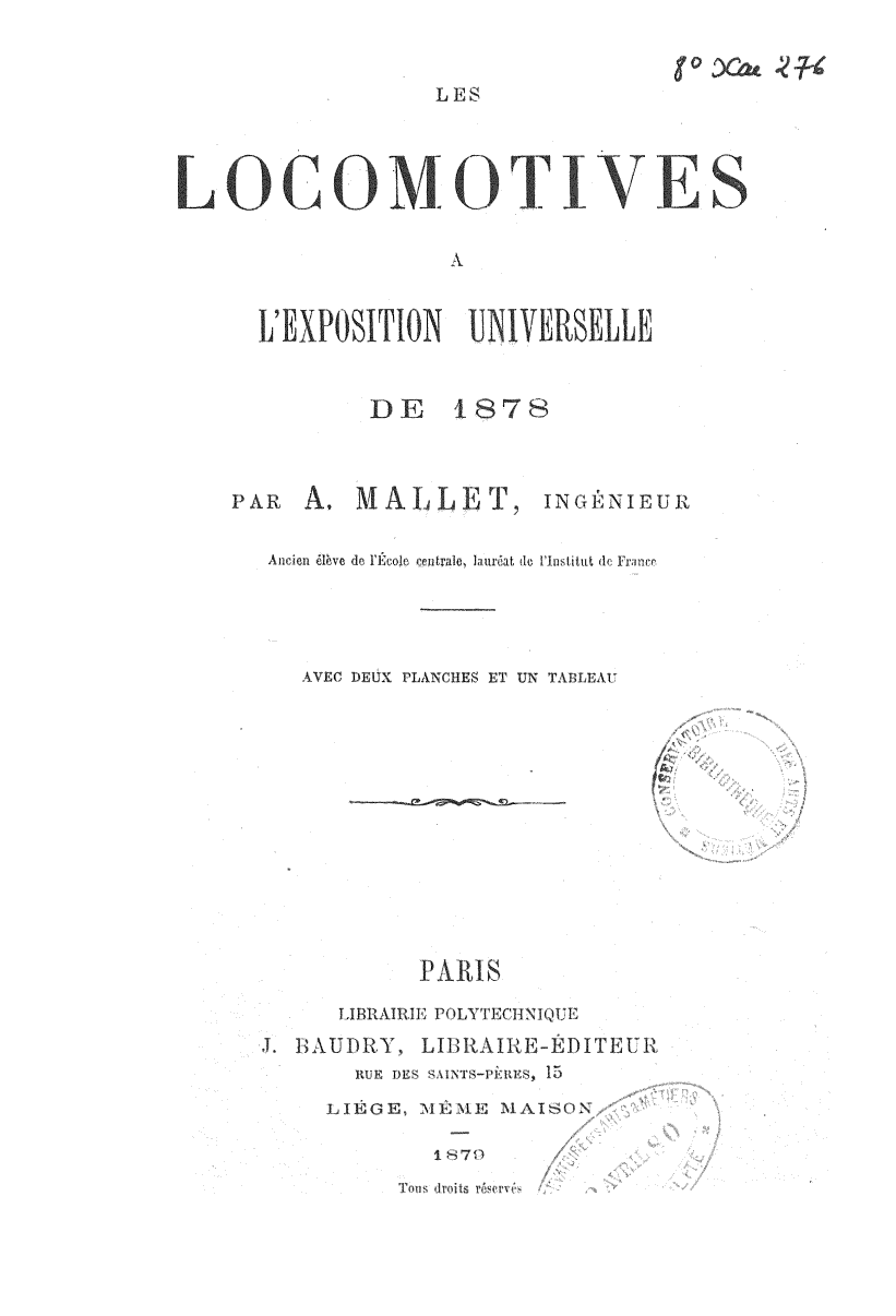 Page de titre du 8XAE276