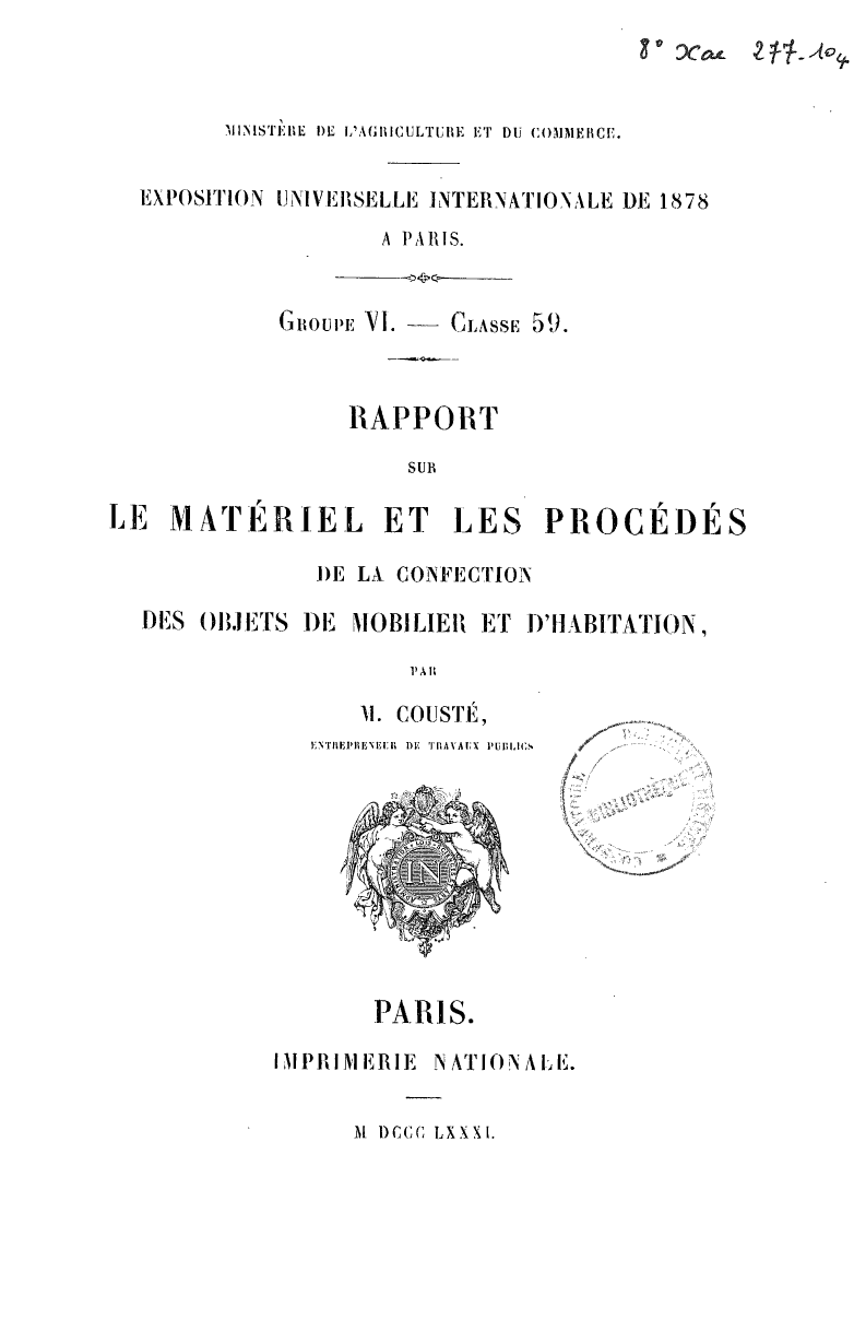 Page de titre du 8XAE277-10.4