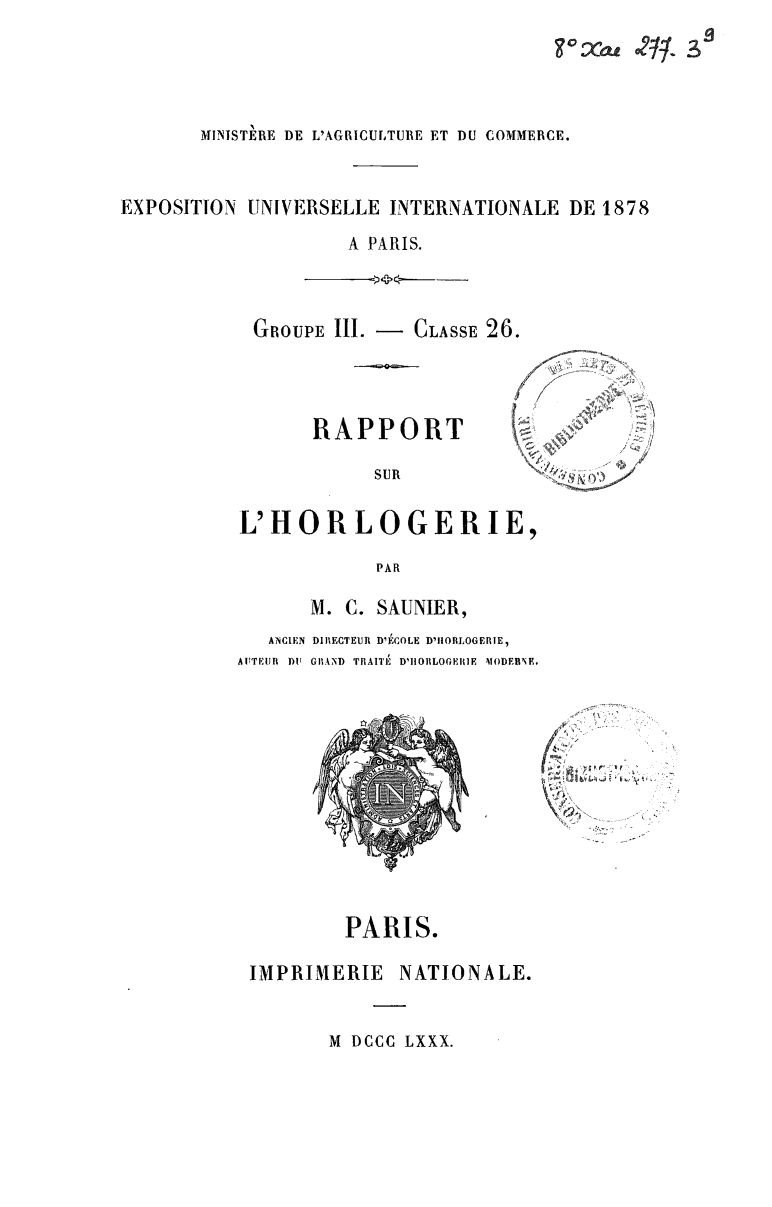 Page de titre du 8XAE277-3.10