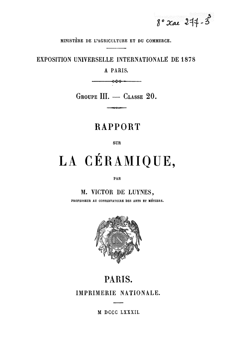 Page de titre du 8XAE277-3.3