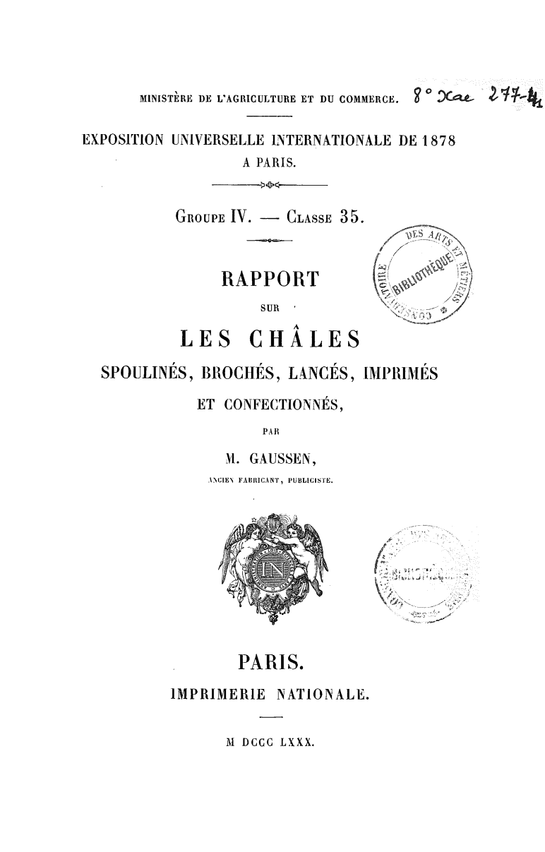 Page de titre du 8XAE277-4.5