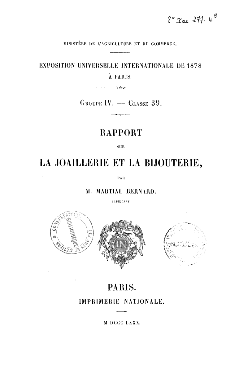 Page de titre du 8XAE277-4.9