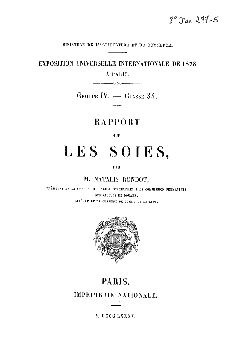 Page de titre du 8XAE277-5.1