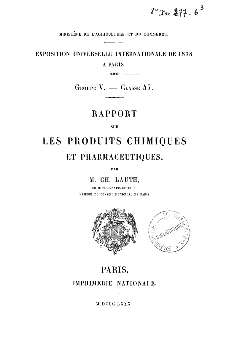 Page de titre du 8XAE277-6.3