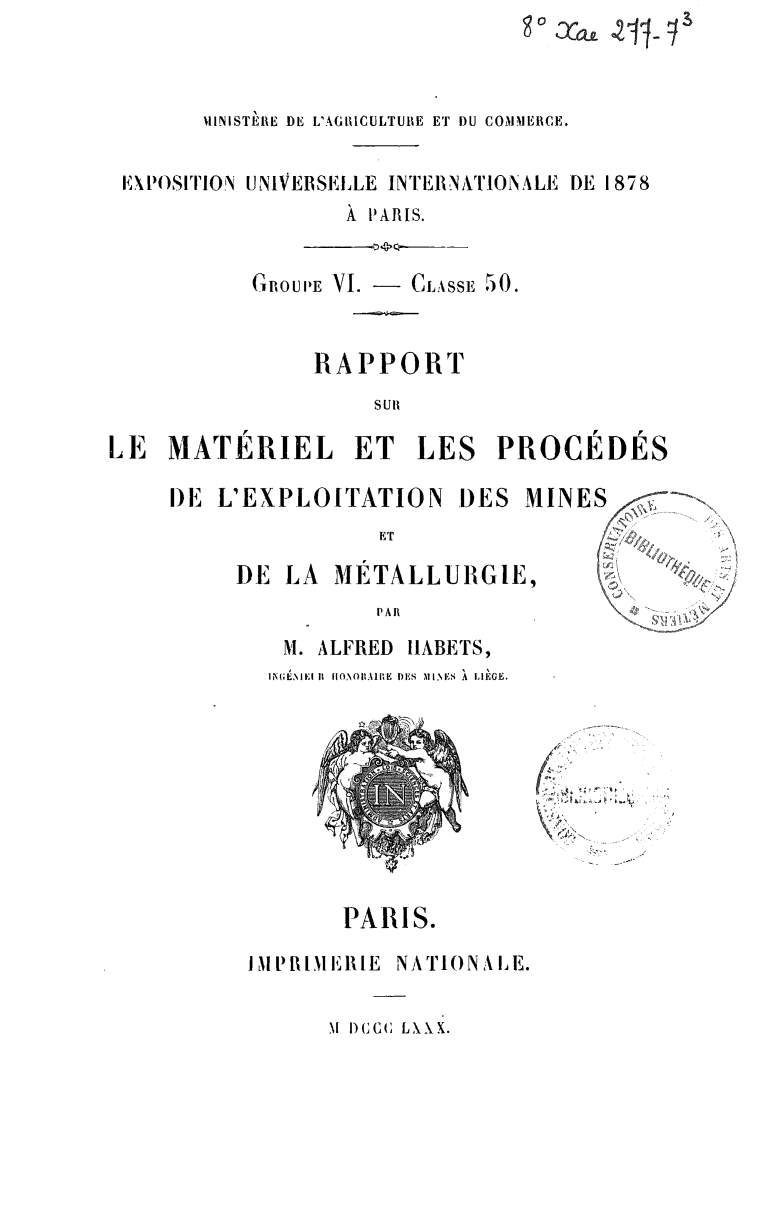 Page de titre du 8XAE277-7.3