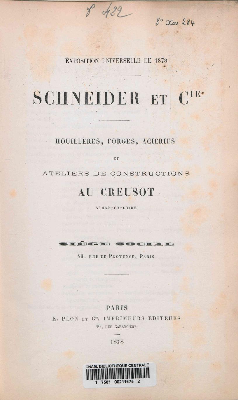 Page de titre du 8XAE284