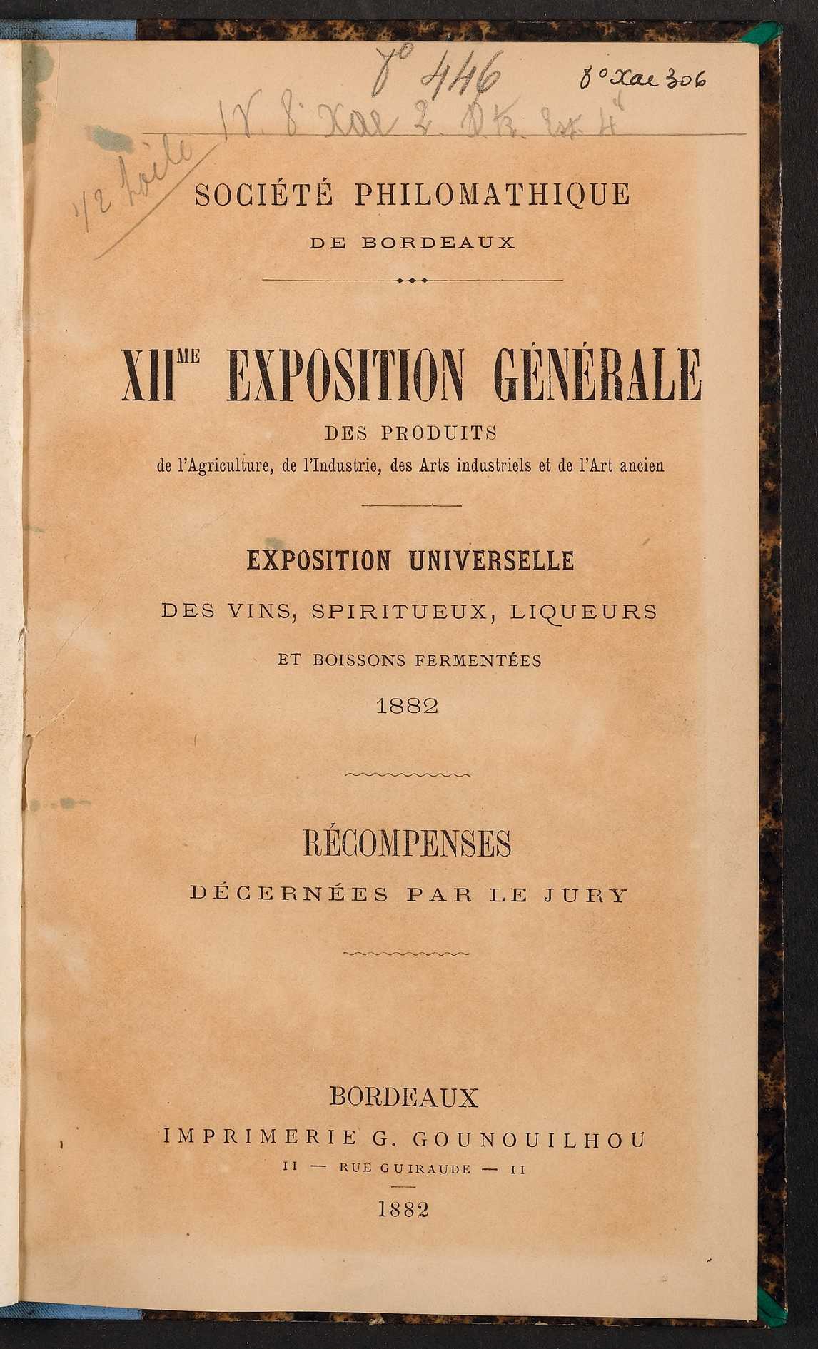 Page de titre du 8XAE306