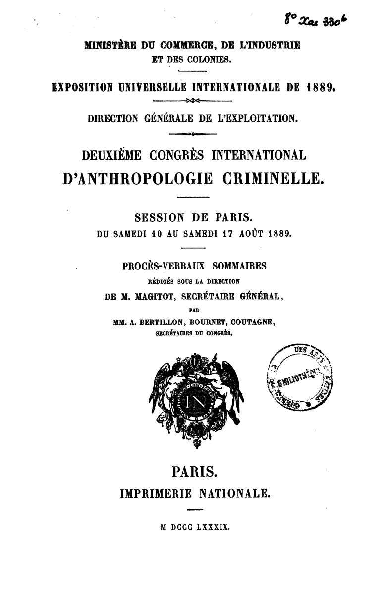Page de titre du 8XAE330.6