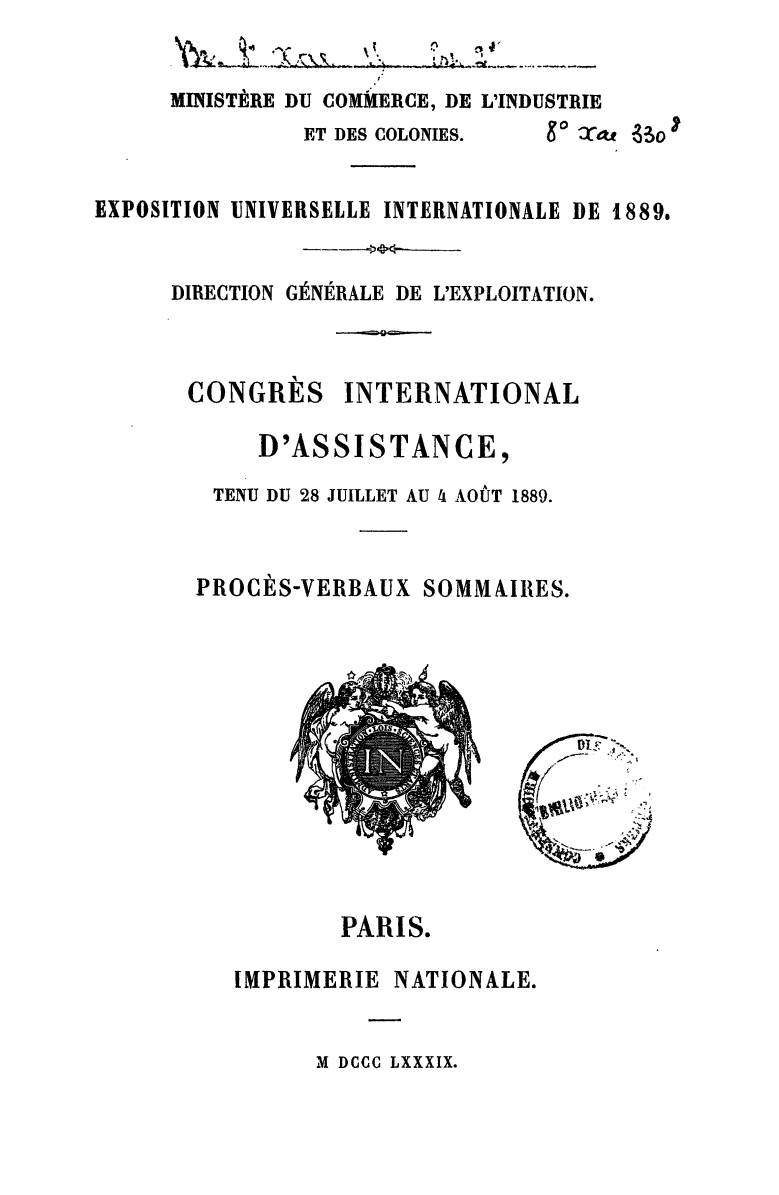 Page de titre du 8XAE330.8