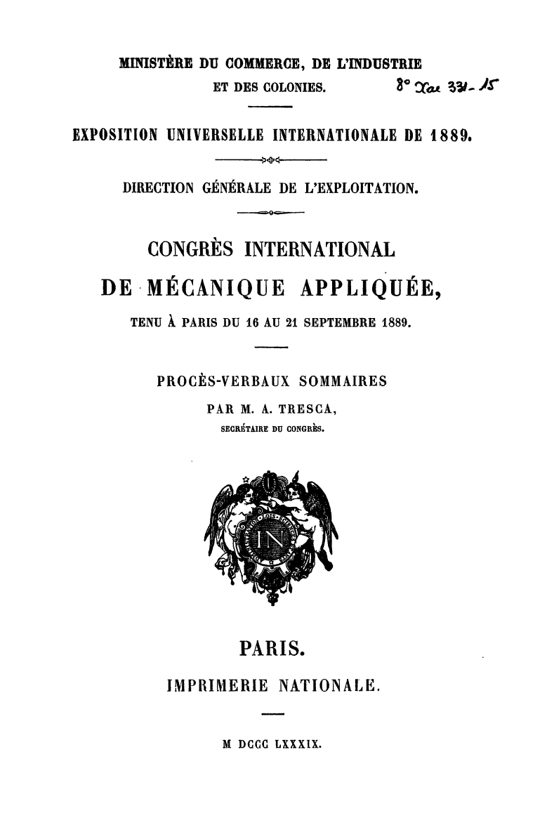 Page de titre du 8XAE331.15