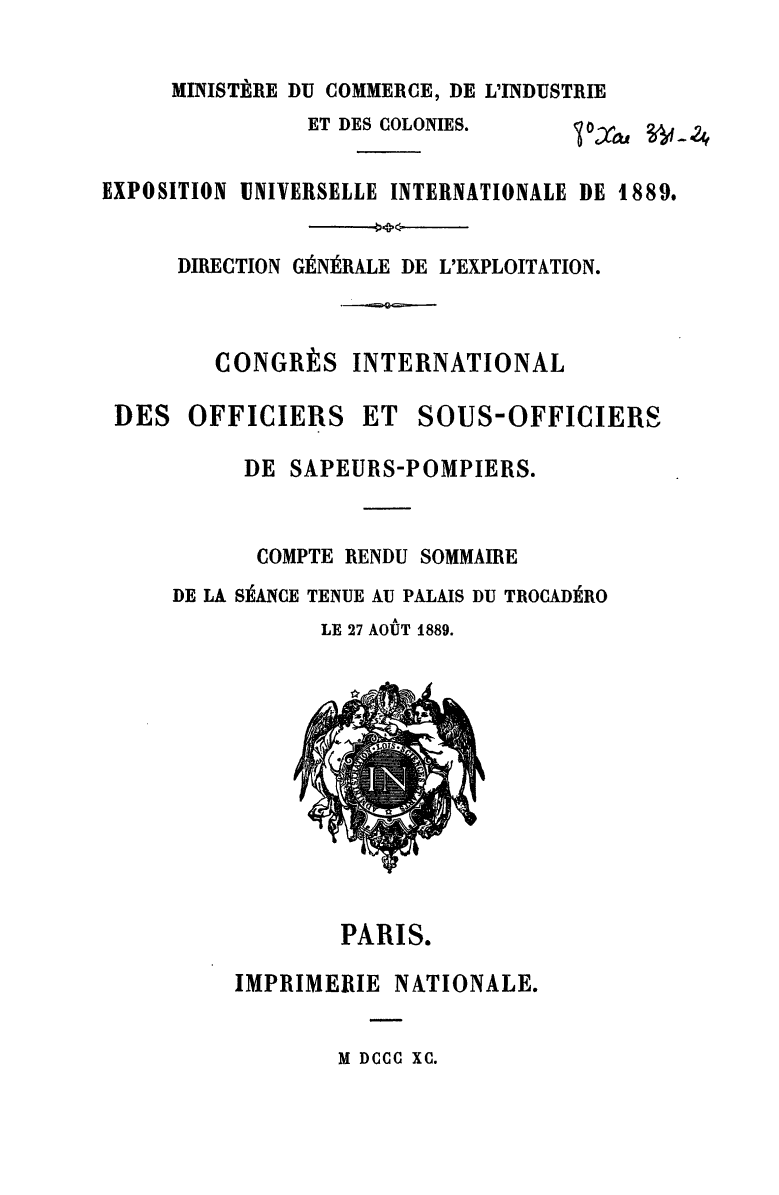 Page de titre du 8XAE331.24