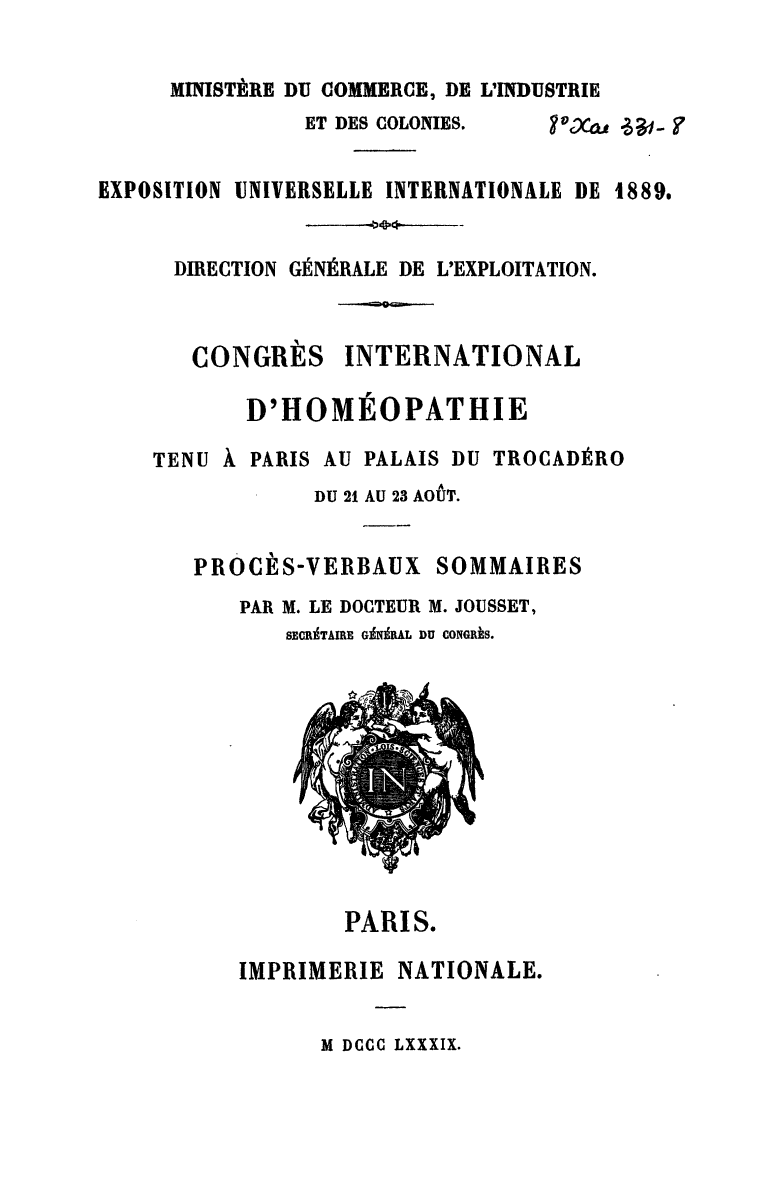 Page de titre du 8XAE331.8