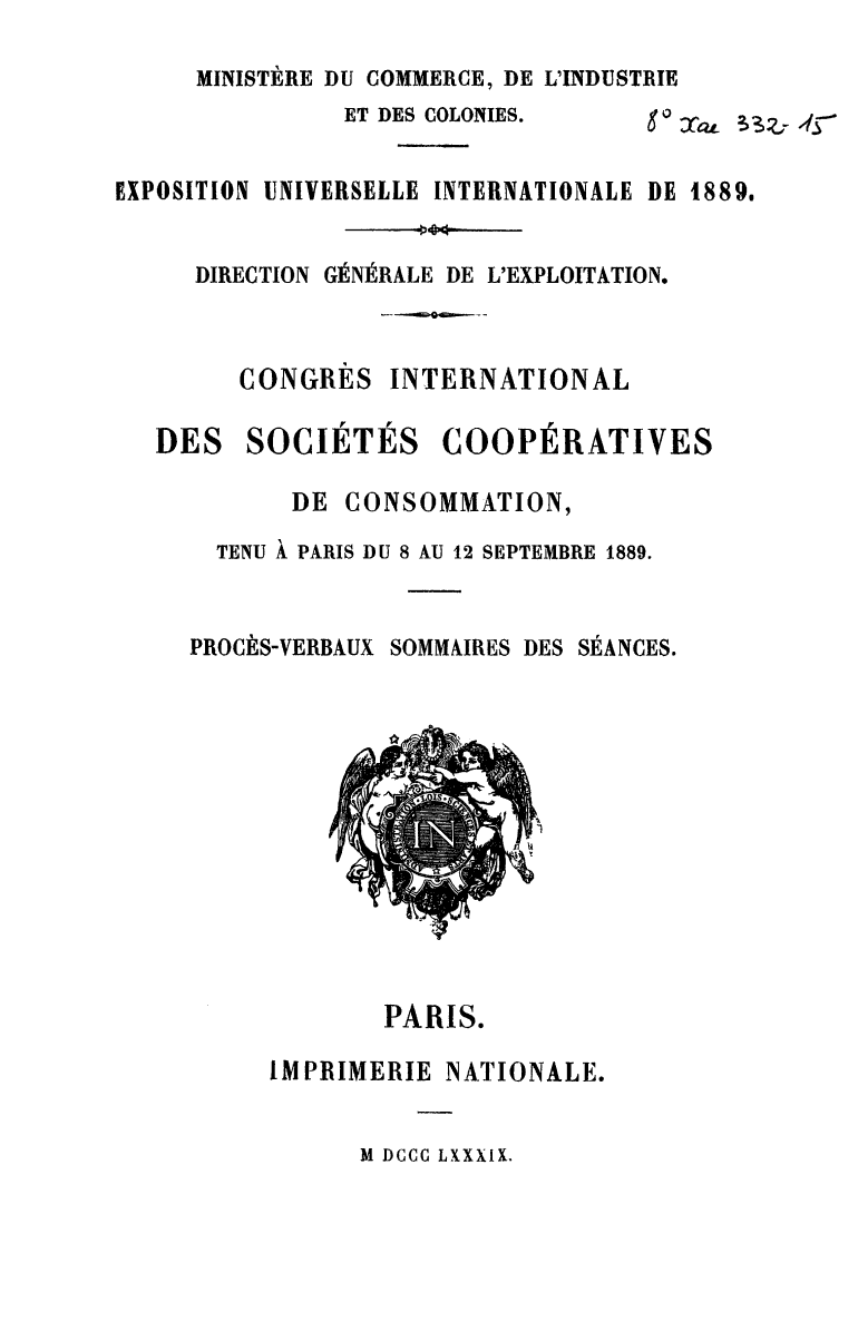 Page de titre du 8XAE332.15