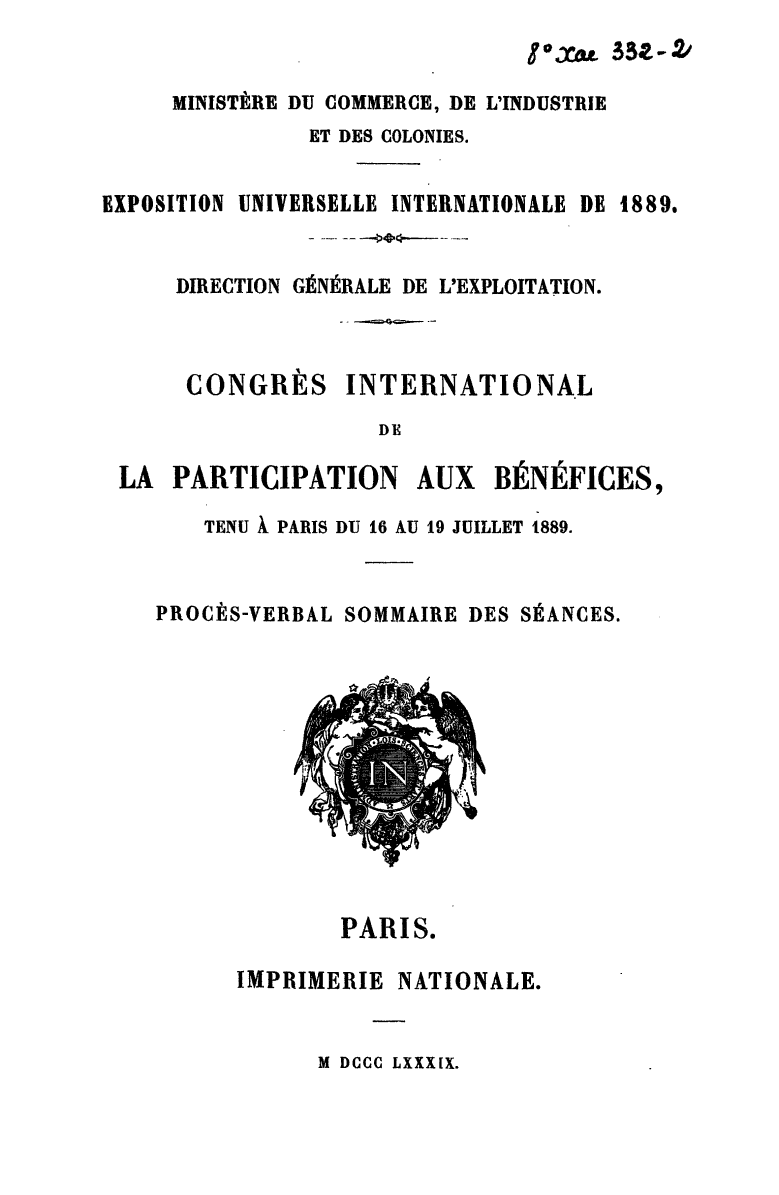 Page de titre du 8XAE332.2