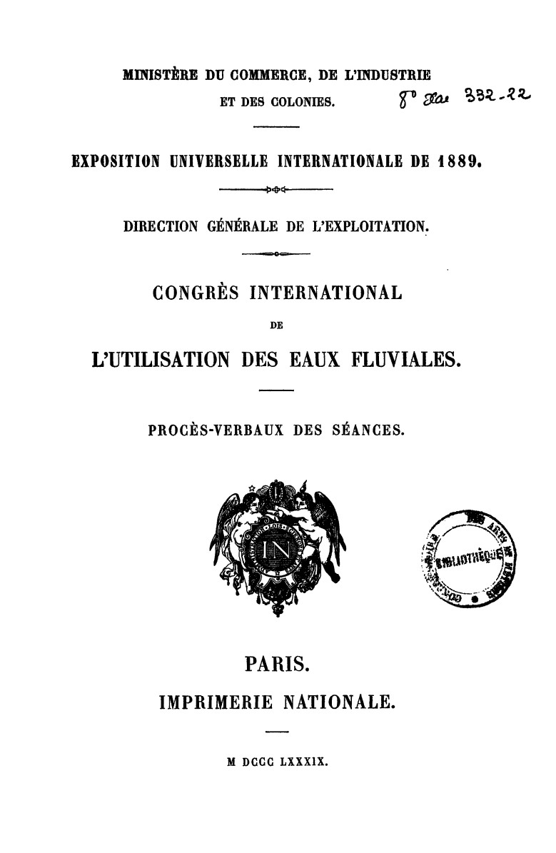 Page de titre du 8XAE332.22