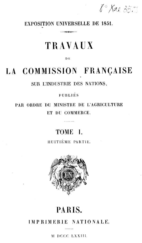Page de titre du 8XAE35.8