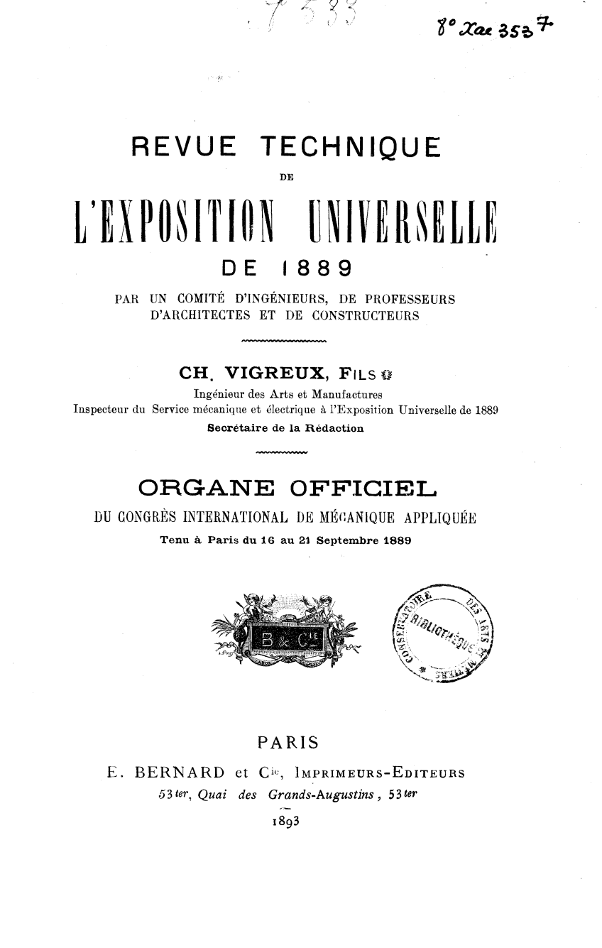 Page de titre du 8XAE353.10