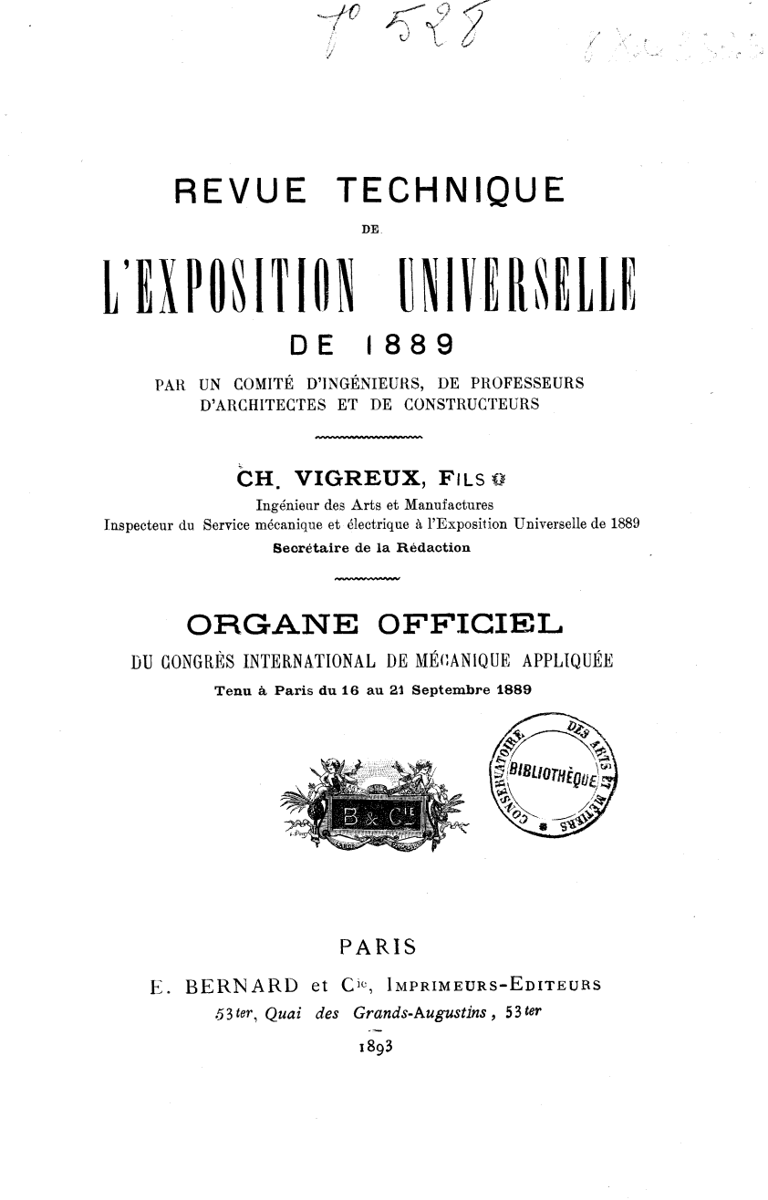 Page de titre du 8XAE353.5