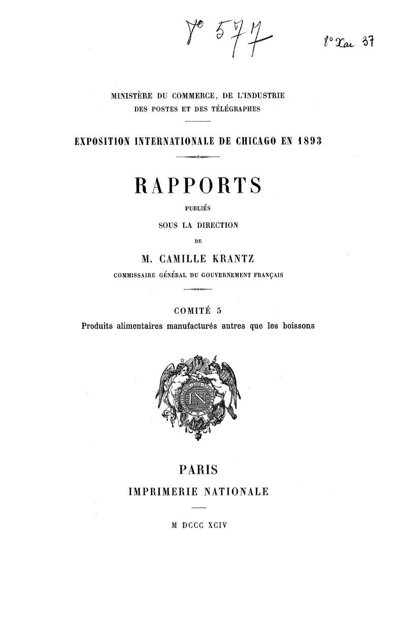 Page de titre du 8XAE377