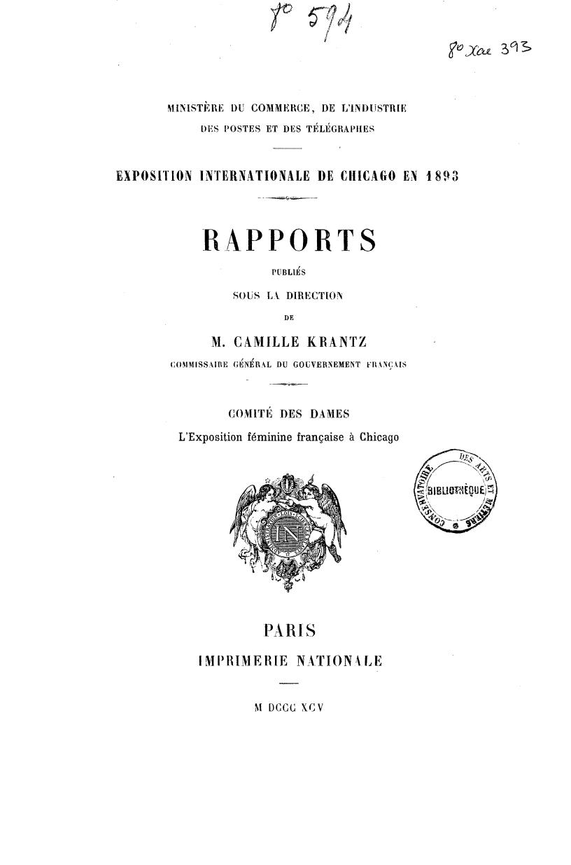 Page de titre du 8XAE393