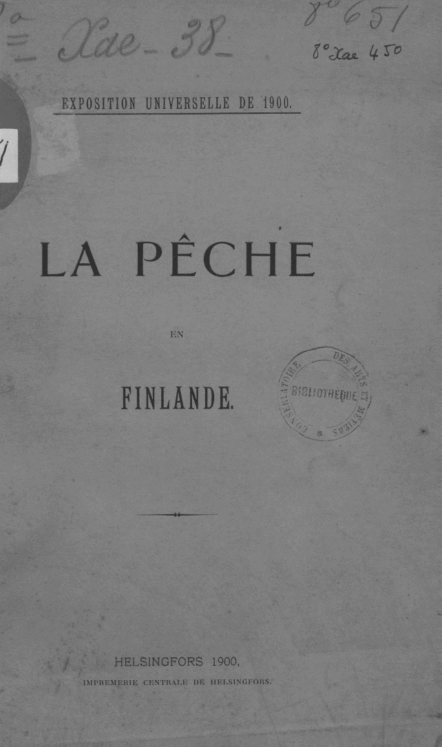 Page de titre du 8XAE450