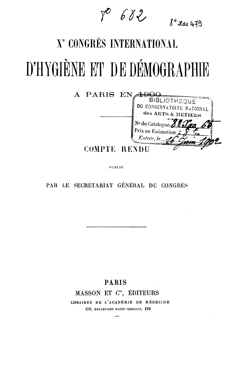 Page de titre du 8XAE479