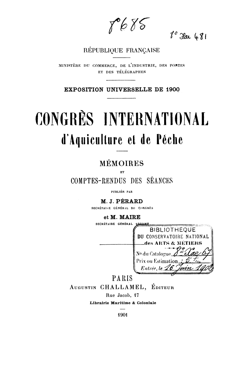 Page de titre du 8XAE481