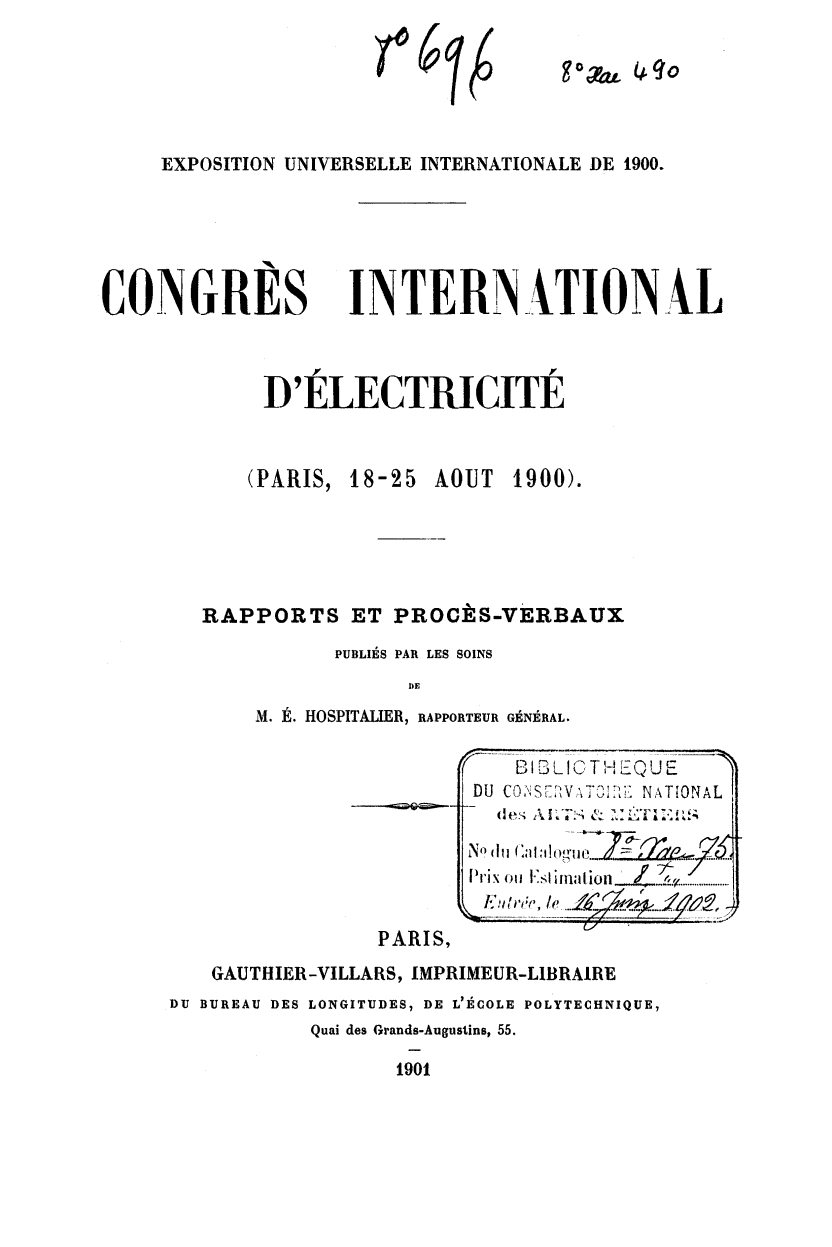 Page de titre du 8XAE490