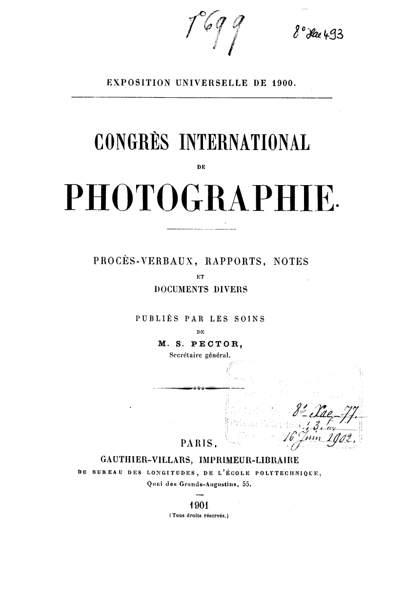 Page de titre du 8XAE493