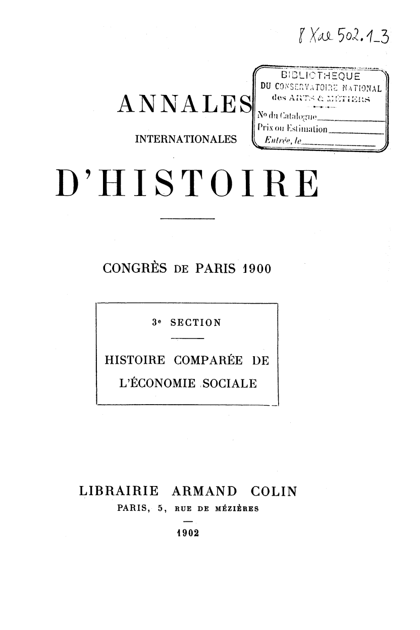 Page de titre du 8XAE502-1.3