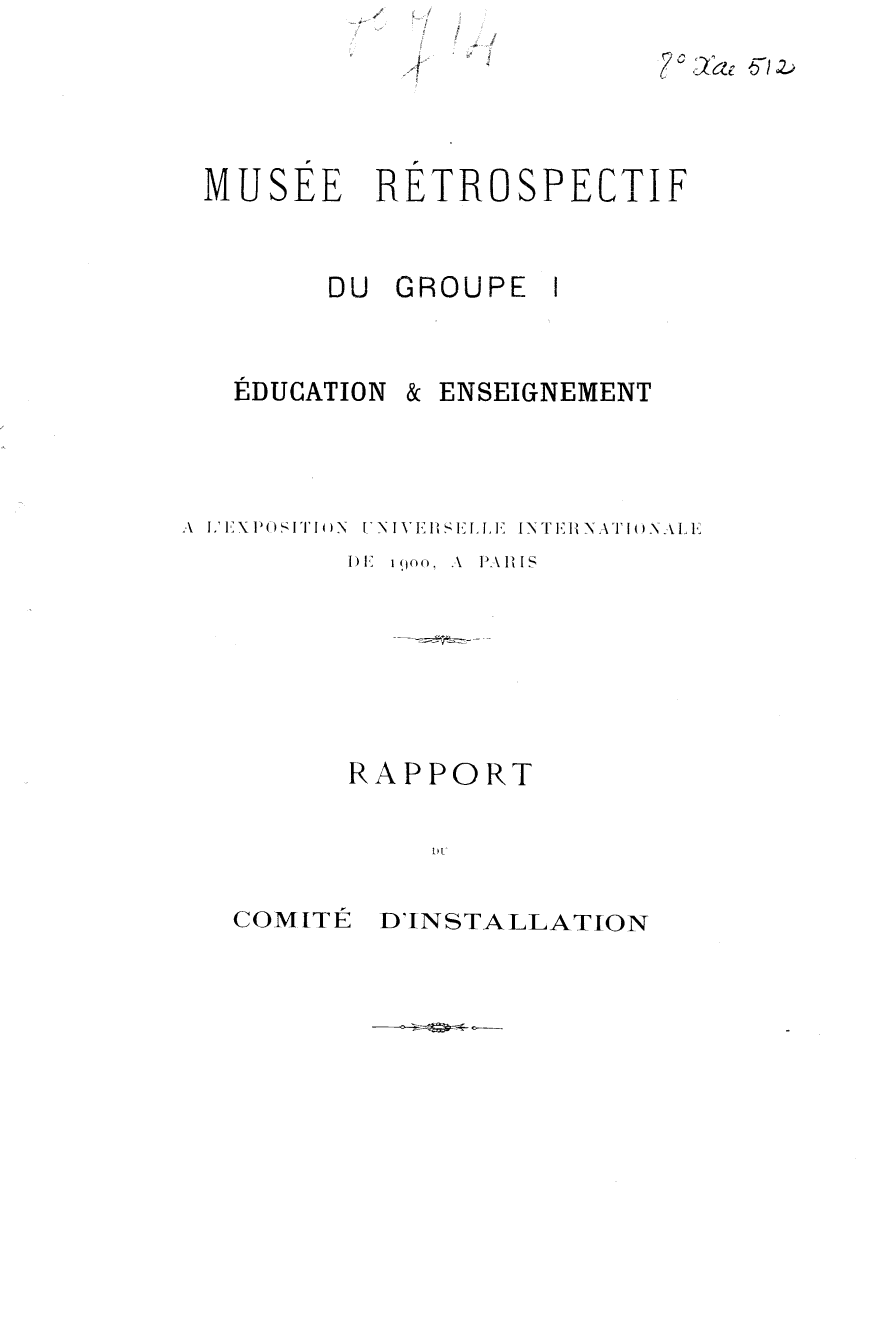 Page de titre du 8XAE512