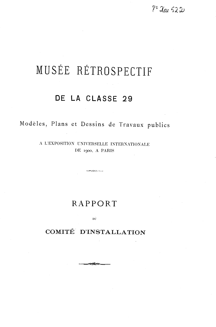 Page de titre du 8XAE522