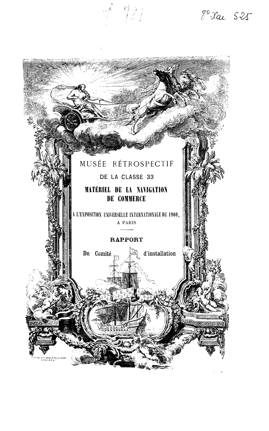 Page de titre du 8XAE525