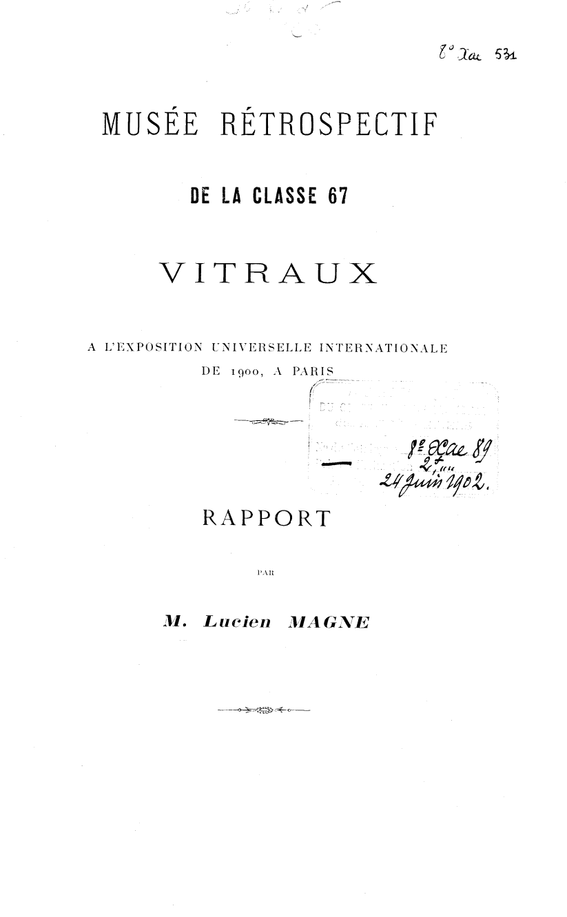 Page de titre du 8XAE531