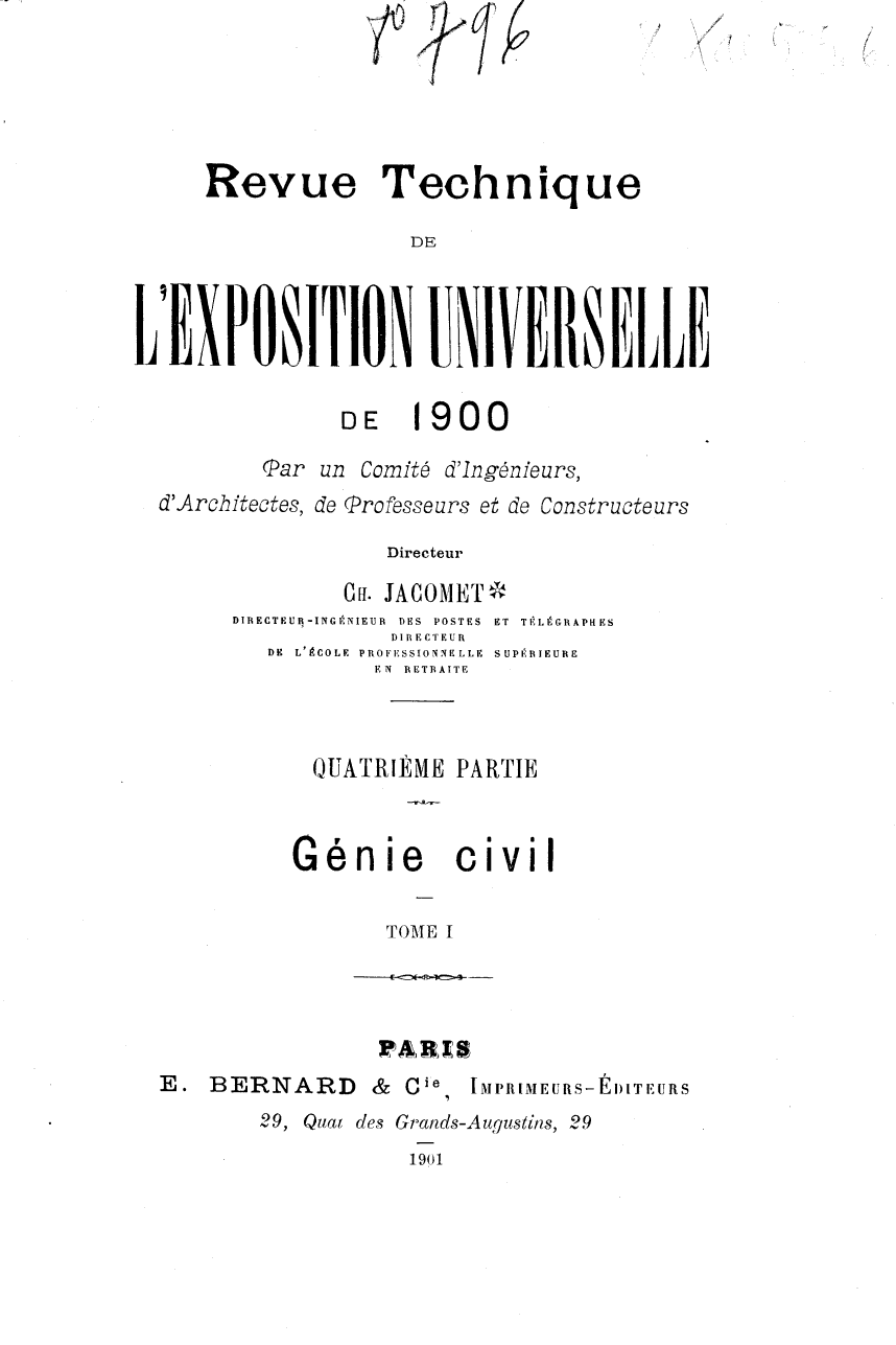 Page de titre du 8XAE585.6