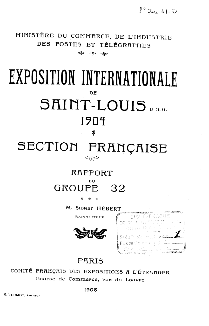 Page de titre du 8XAE611.2