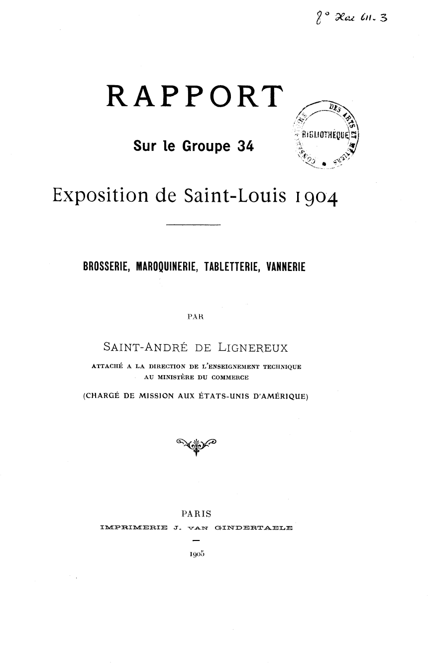 Page de titre du 8XAE611.3