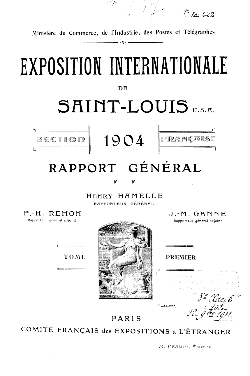 Page de titre du 8XAE622.1